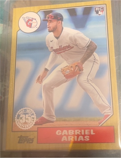 2022 Topps Update 1987 #87TBU-47 Gabriel Arias — front