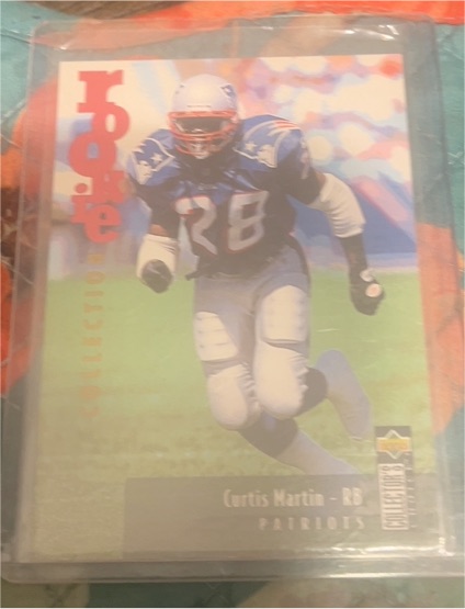1995 Upper Deck Collector's Choice Update #U38 Curtis Martin — front