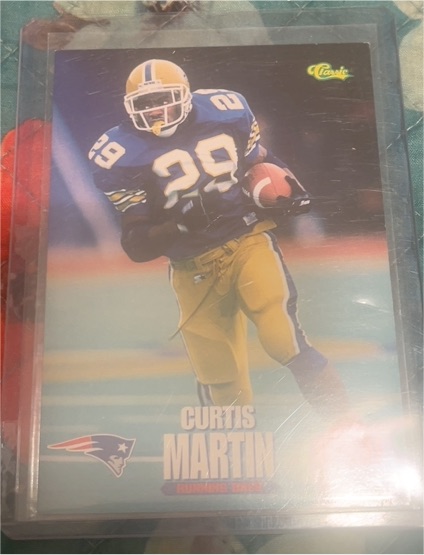 1995 Classic #84 Curtis Martin — front