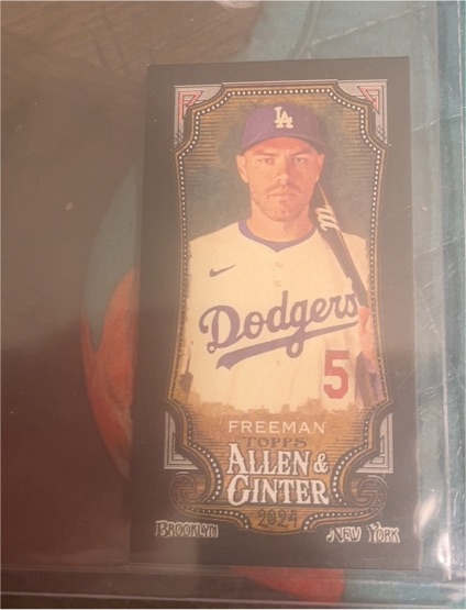 2024 Topps Allen & Ginter #62 Freddie Freeman — front