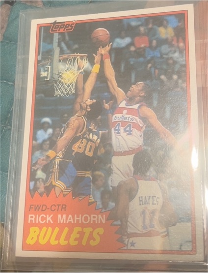 1981 Topps #98 Rick Mahorn — front