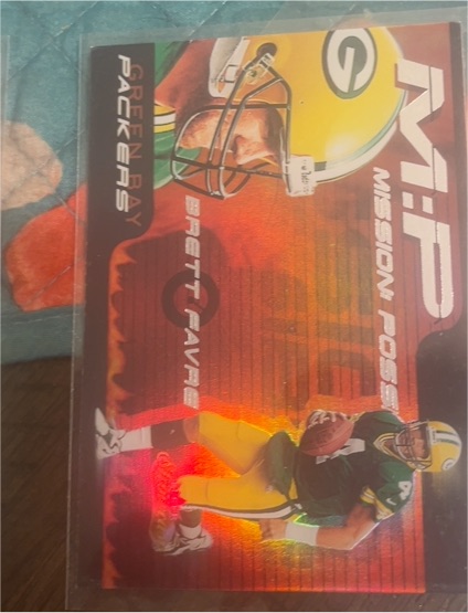 2000 Fleer Showcase #2 MP Brett Favre Mission Possible — front
