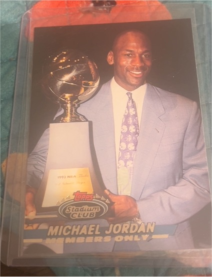 1993 Topps Stadium Club Members Only #Members Only Michael Jordan — front