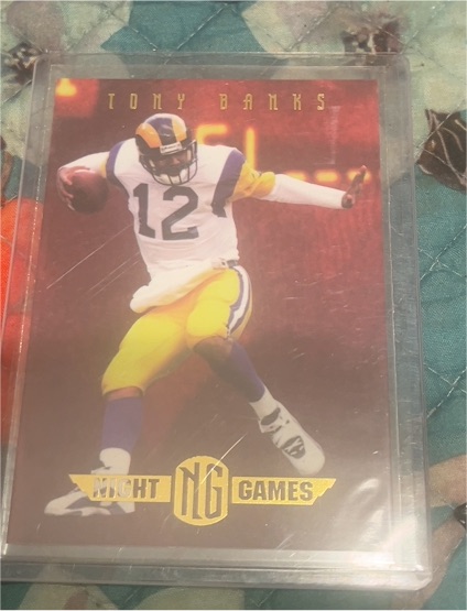 1997 Collector's Edge Masters Night Games NG Tony Banks — front