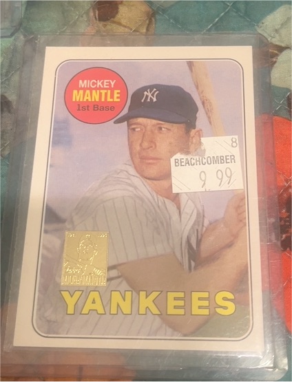 1969 Topps #500 Mickey Mantle — front