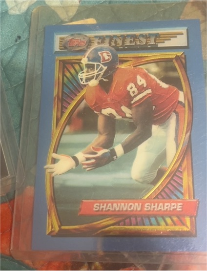 1994 Topps Finest #93 Shannon Sharpe — front