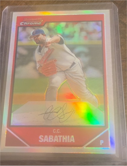 2007 Bowman Chrome #97 C.C. Sabathia — front
