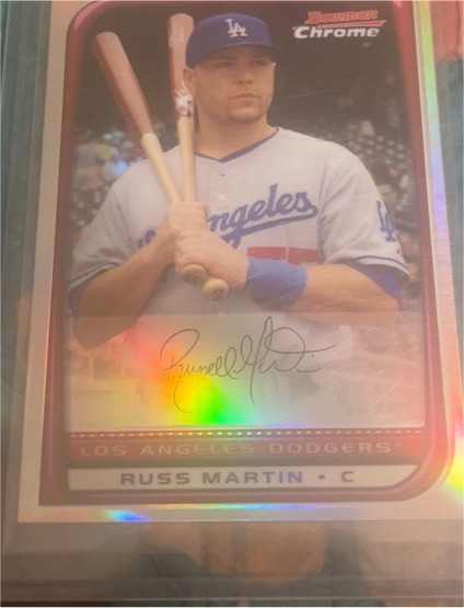 2008 Bowman Chrome #160 Russ Martin — front