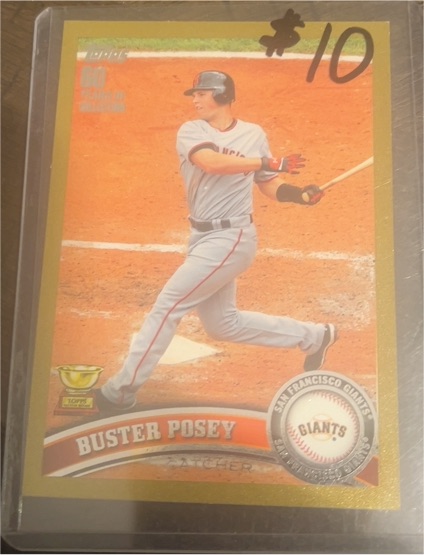 2011 Topps #198 Buster Posey — front