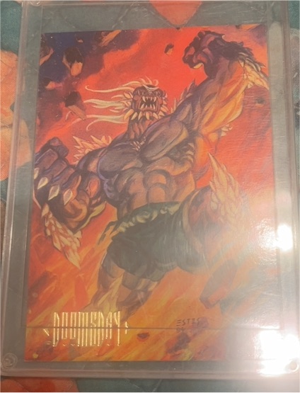 1994 Skybox Master Series DC Comics #P1 Doomsday — front