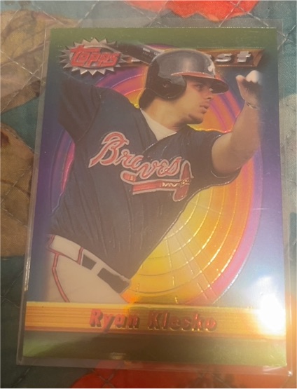1994 Topps Finest #437 Ryan Klesko — front