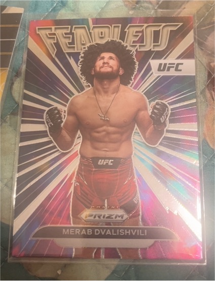 2023 Panini Prizm UFC #21 Merab Dvalishvili Fearless — front
