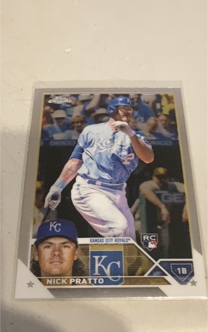 2023 Topps Chrome #85 Nick Pratto — front