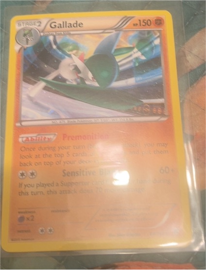 2015 Pokemon XY Breakthrough #84 Gallade — front