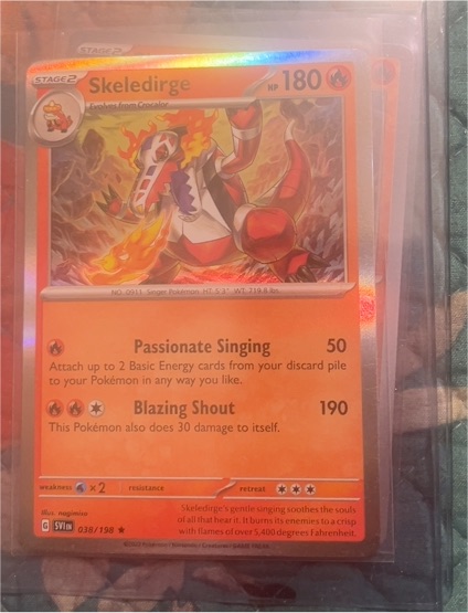 2023 Pokémon Scarlet & Violet #038 Skeledirge — front