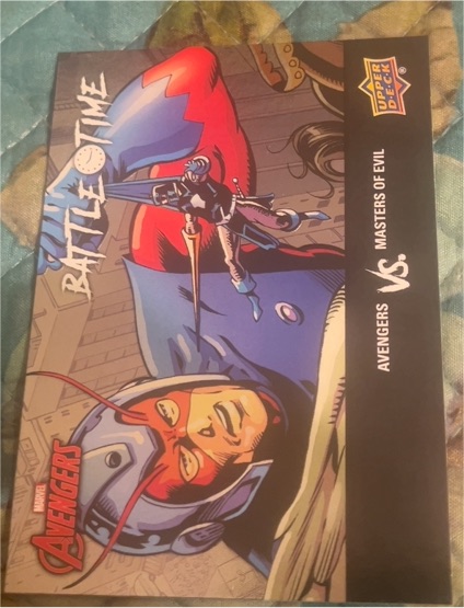2024 Upper Deck Marvel Avengers #BT-1 Avengers vs. Masters of Evil Battle Time — front