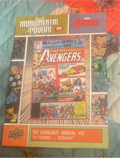 2024 Upper Deck Marvel Avengers Monumental Covers #10 The Avengers Annual — front