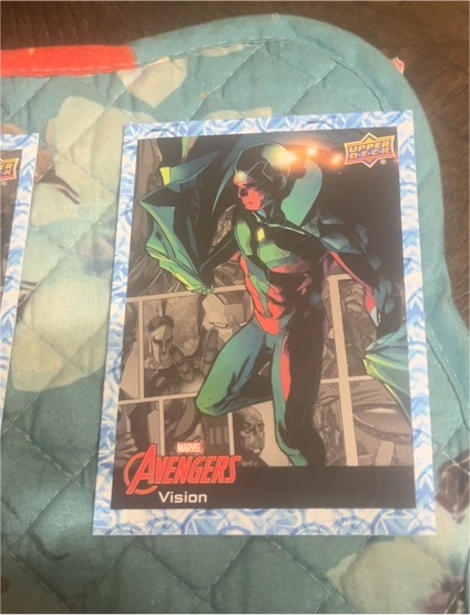 2024 Upper Deck Marvel Avengers #11 Vision — front