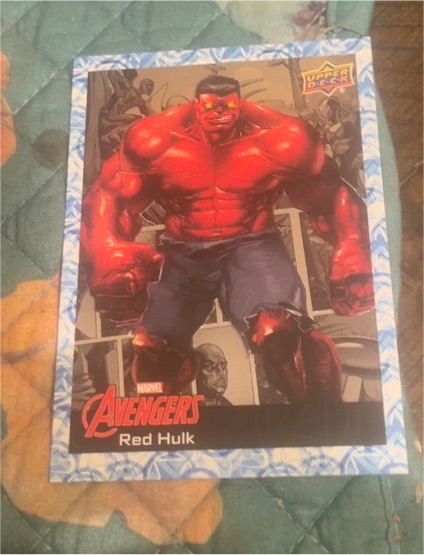 2024 Upper Deck Marvel Avengers #74 Red Hulk — front