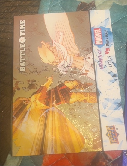 2024 Upper Deck Women of Marvel Battle Time #BT-11 Exodus vs Emma Frost — front