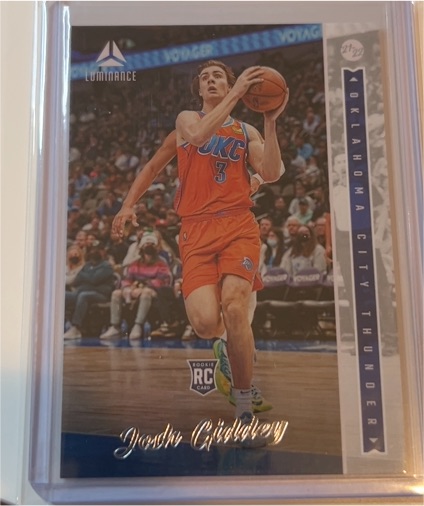 2021-22 Panini Chronicles Luminance #247 Josh Giddey — front