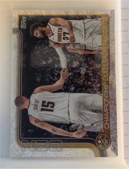 2025-26 Topps #286 5280! Championship Duo Leads Nuggets — front