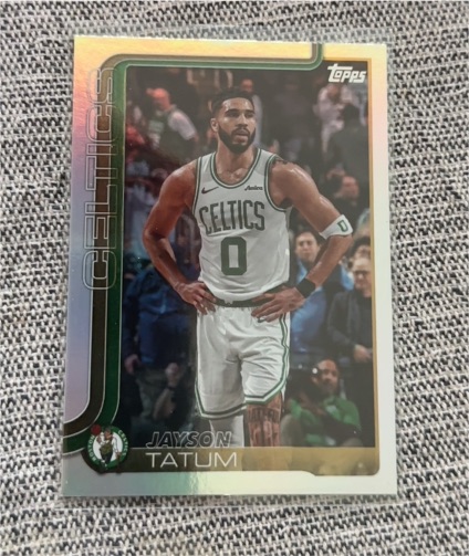 2025 Topps #1 Jayson Tatum — front