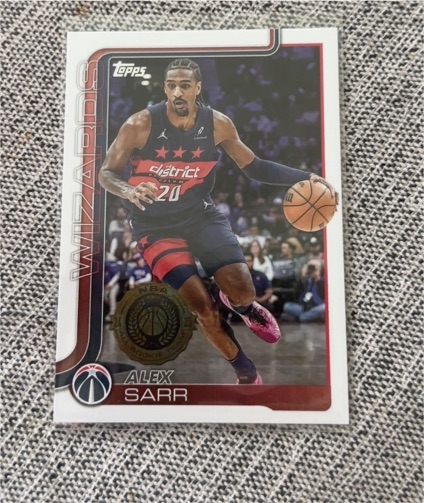 2025-26 Topps #96 Alex Sarr — front