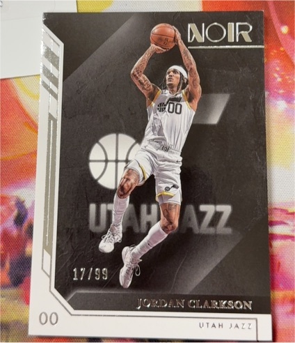2022-23 Panini Noir #00 Jordan Clarkson — front