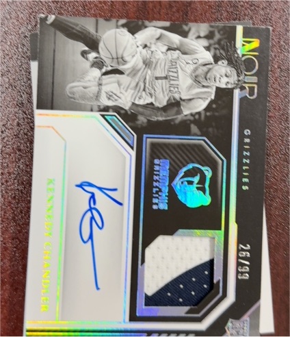 2022-23 Panini Noir #368 Kennedy Chandler — front