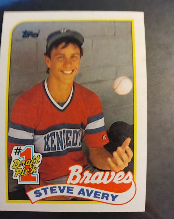 1989 Topps #784 Steve Avery — front