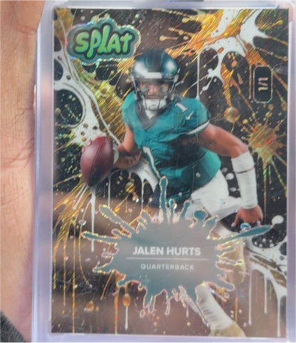 2025 Wild Card Splat #SBORA03-JH Jalen Hurts — front