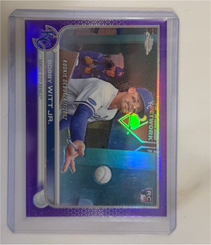 2022 Topps Chrome Update Series #USC176 Bobby Witt Jr. — front