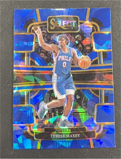 2023-24 Panini Select #44 Tyrese Maxey — front