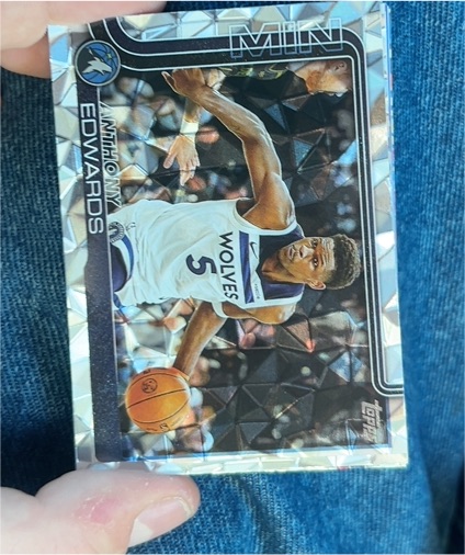 2025-26 Topps Basketball #108 Anthony Edwards — front