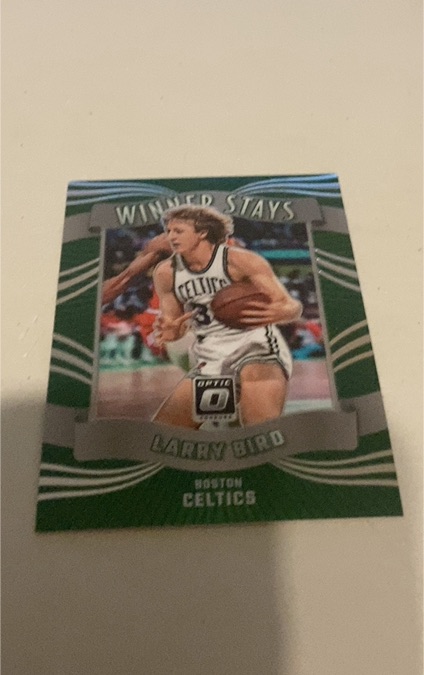 2023-24 Panini Donruss Optic #3 Larry Bird Winner Stays — front