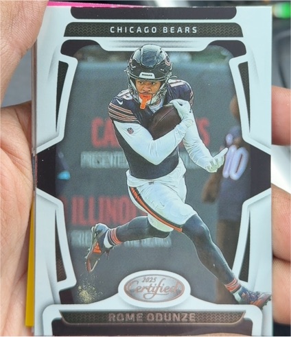 2025 Panini Certified #18 Rome Odunze — front