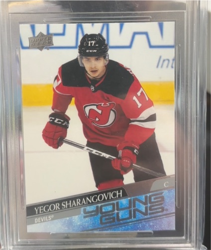 2020-21 Upper Deck Series 2 #489 Yegor Sharangovich — front