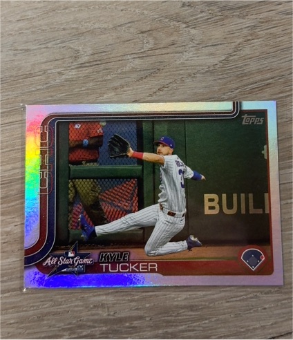 2025 Topps Update #ASG-8 Kyle Tucker All-Star Game Rainbow Foil — front