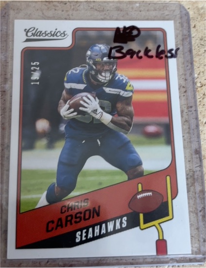 2021 Panini Classics #19 Chris Carson — front