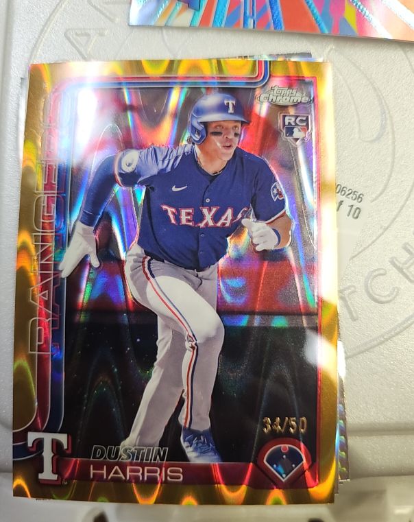 2025 Topps Chrome #131 Dustin Harris — front