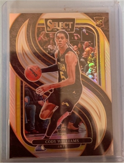 2024-25 Panini Select #172 Cody Williams — front