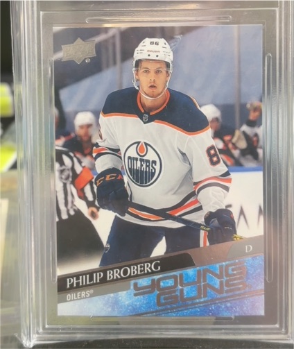 2020-21 Upper Deck #204 Philip Broberg Young Guns — front