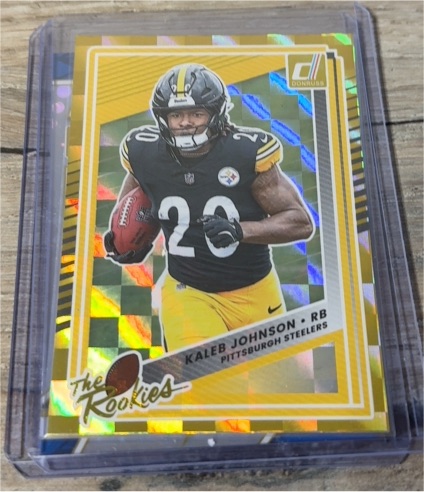 2025 Panini Donruss #20 Kaleb Johnson The Rookies — front