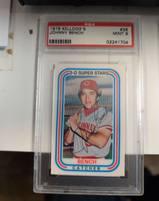 1976 Kellogg's #36 Johnny Bench — front