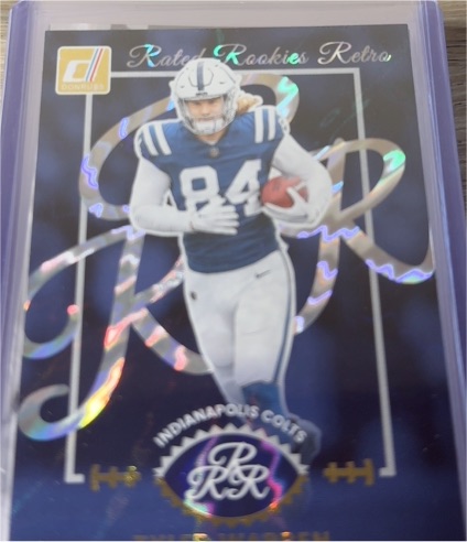 2025 Panini Donruss #9 Tyler Warren Rated Rookies Retro — front