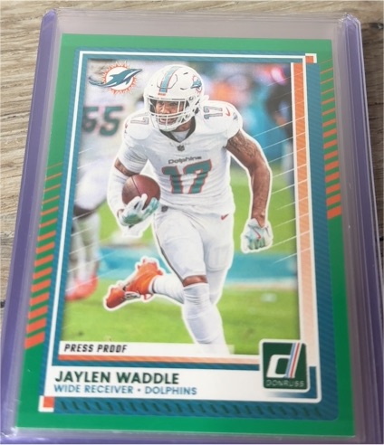 2025 Panini Donruss #233 Jaylen Waddle — front