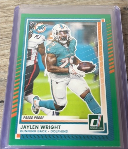 2025 Panini Donruss #143 Jaylen Wright — front