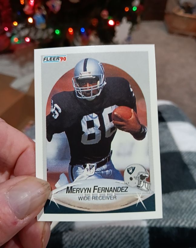 1990 Fleer #85 Mervyn Fernandez — front