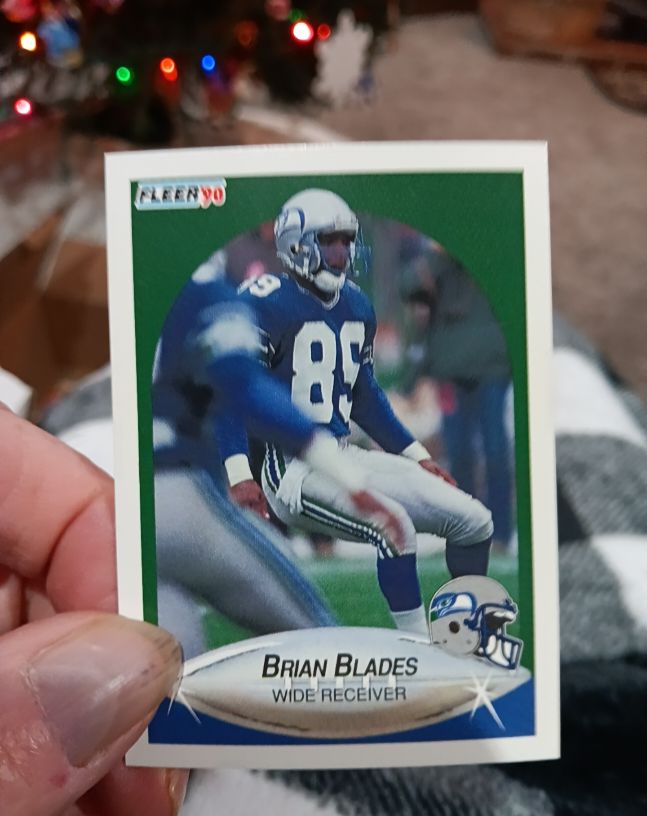 1990 Fleer #89 Brian Blades — front